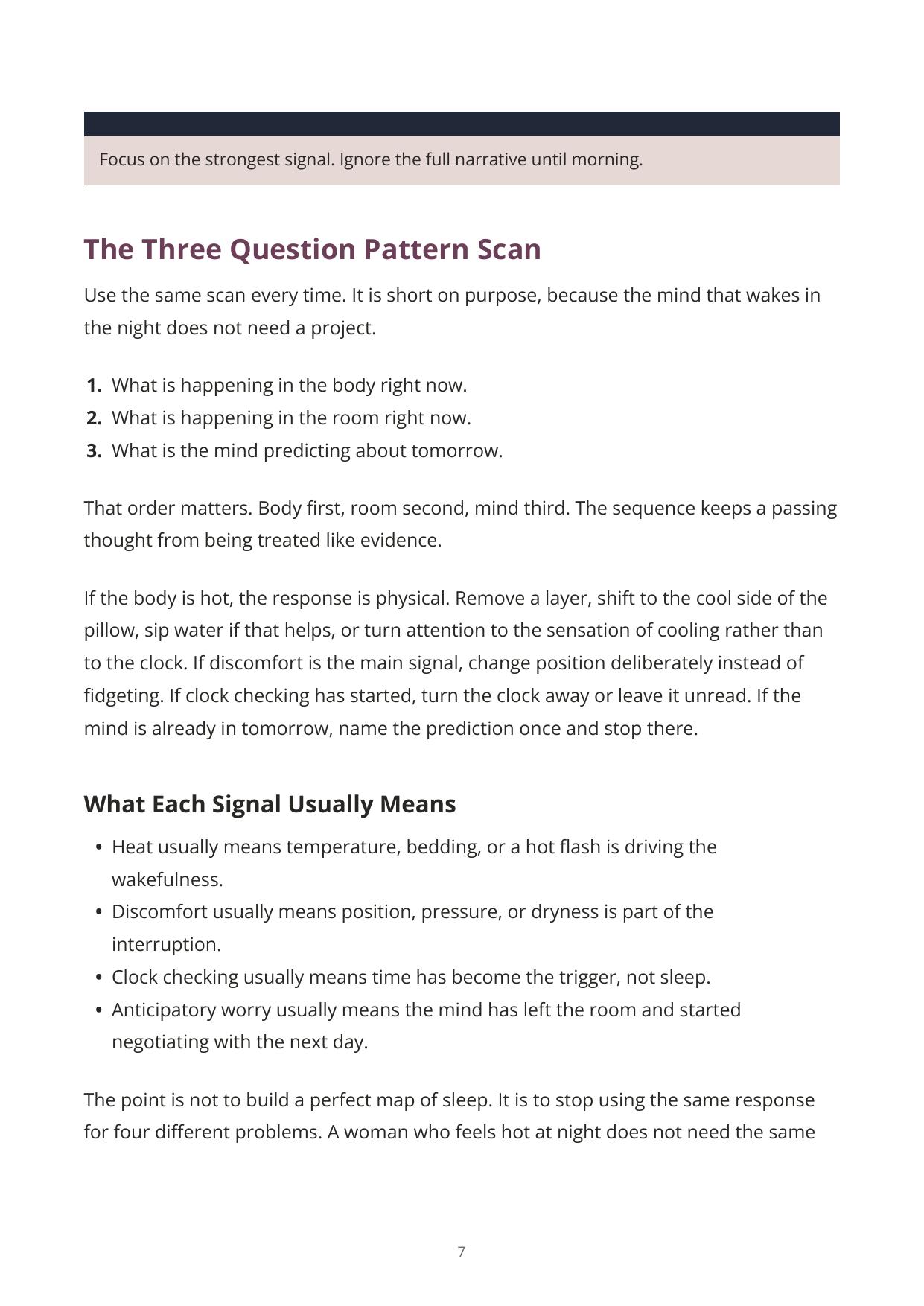 A genuine page from The Perimenopause 3 A.M. Wake-Up Reset ebook, preview 3